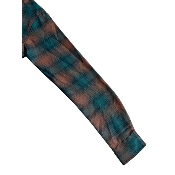 Dixxon Flannel The Widowmaker Brown & Dark Green Plaid Sz S Womens - Picture 4 of 11